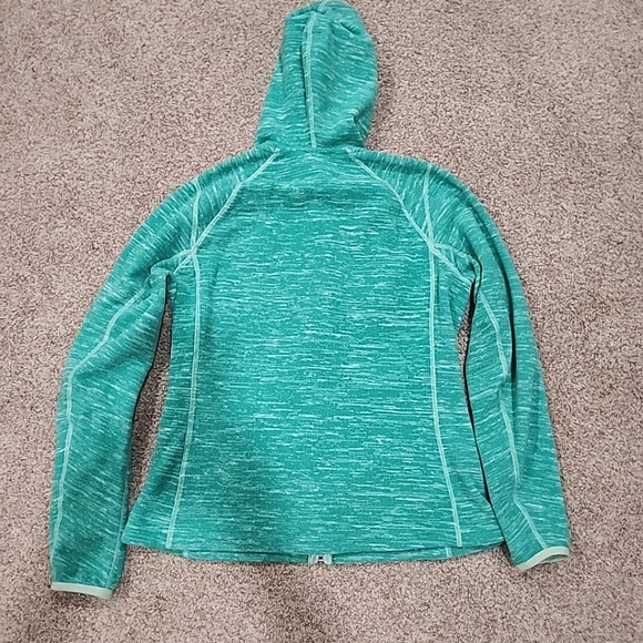 The North Face Womens M Sea Foam Green 100% Polyester Hooded Full Zip Jacket - Picture 12 of 12